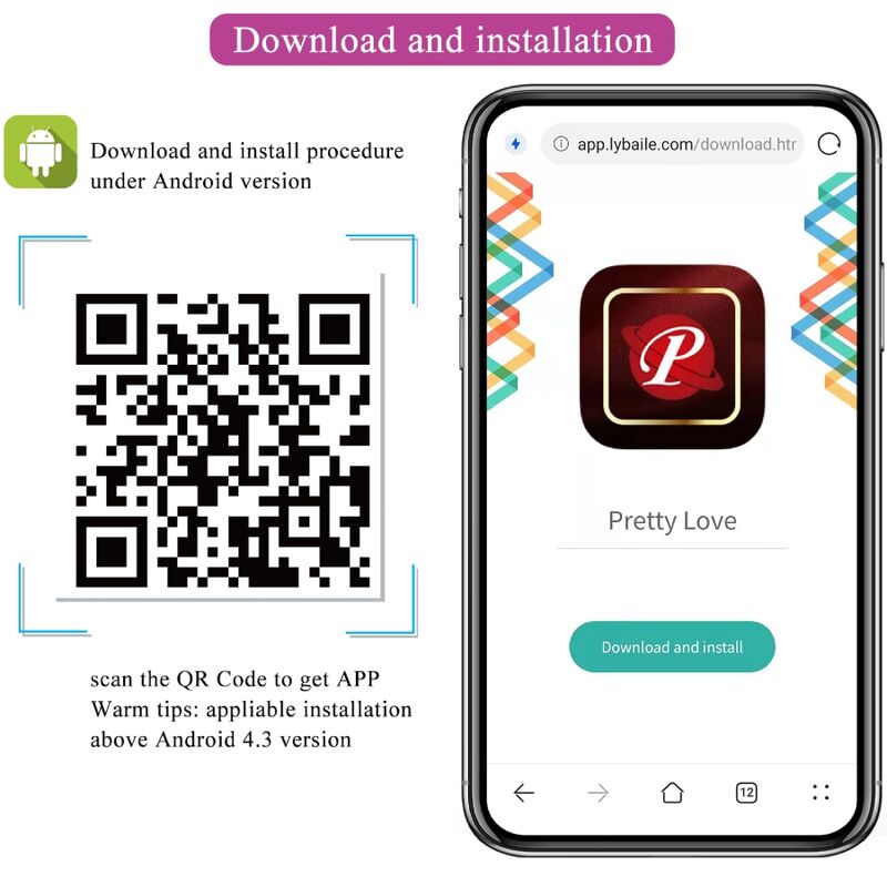 Pretty Love - Franz Massager und Vibrator Kostenlose App Lila