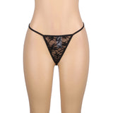 Subblime - 954185 Spitzen-Babydoll mit Verstellbaren Trägern Schwarz S/M