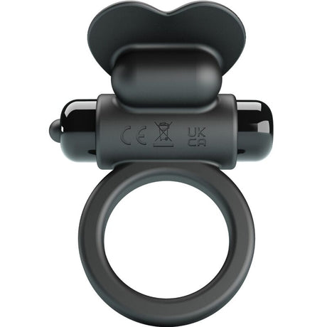 Pretty Love - Debonaire Vibrationsring Kaninchen 10 Vibrationen Schwarz