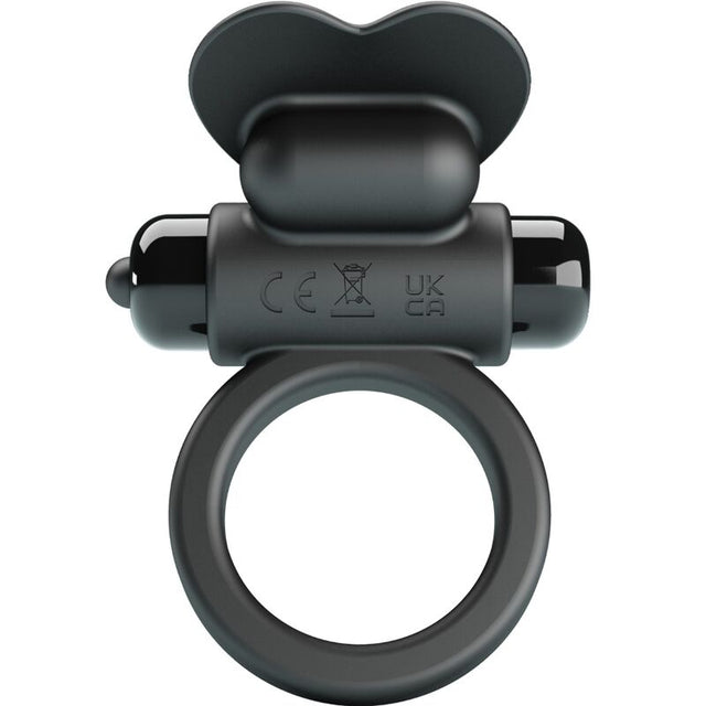 Pretty Love - Debonaire Vibrationsring Kaninchen 10 Vibrationen Schwarz