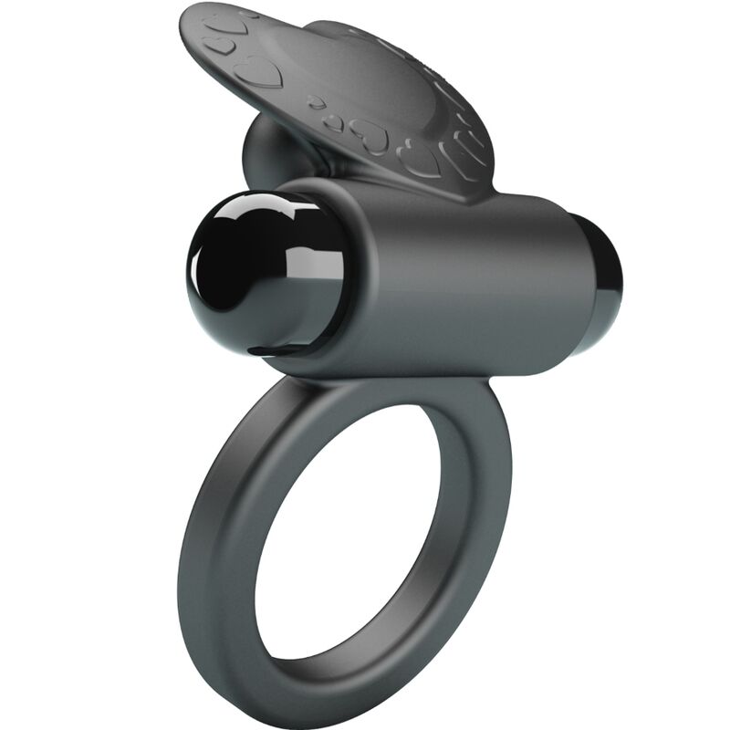 Pretty Love - Debonaire Vibrationsring Kaninchen 10 Vibrationen Schwarz