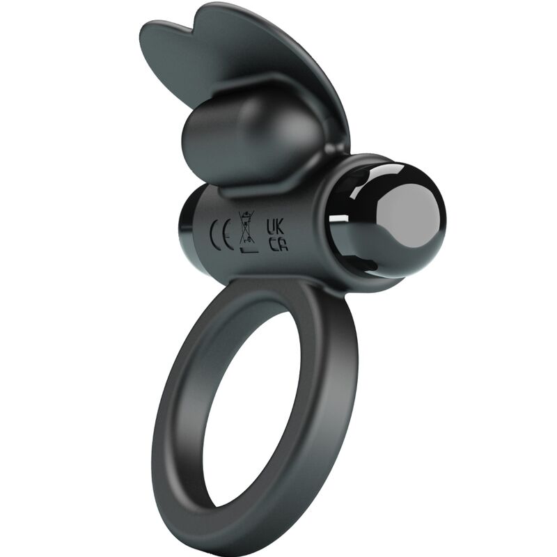 Pretty Love - Debonaire Vibrationsring Kaninchen 10 Vibrationen Schwarz