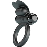 Pretty Love - Debonaire Vibrationsring Kaninchen 10 Vibrationen Schwarz