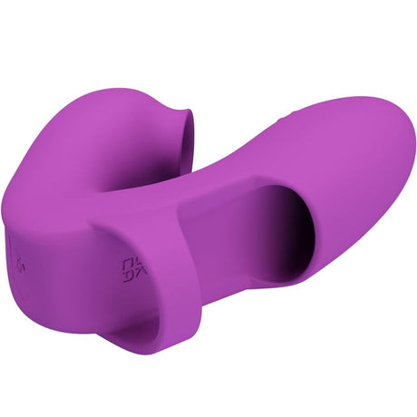 Pretty Love - Athena Fingervibrator mit Klitorisstimulator Lila