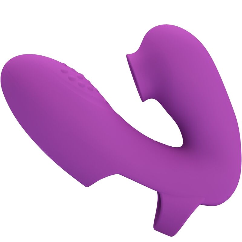 Pretty Love - Athena Fingervibrator mit Klitorisstimulator Lila