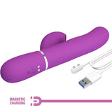 Pretty Love - Perlita 3 in 1 Multifunktions-Rabbit-Vibrator Lila
