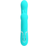 Pretty Love - Cammy 4 in 1 Multifunktions-Dreifacher Rabbit-Vibrator Blau