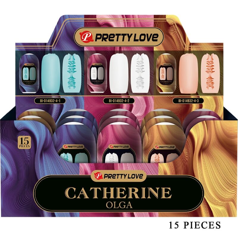 Pretty Love - Olga Pack 15 Verschiedene Männliche Mastrubatoren