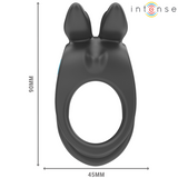 Intense - Sam Vibrator Doppel-Penisring 10 Vibrationen Schwarz