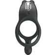 Pretty Love - Seth Doppel-Vibrationsring Rabbit 7 Vibrationen Schwarz