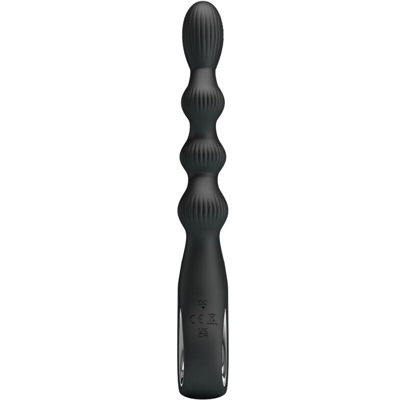Pretty Love - Federer Analvibrator 12 Vibrationen Schwarz