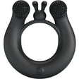 Pretty Love - Dahlia Vibrationsring + Klitorisstimulator 12 Vibrationen Schwarz