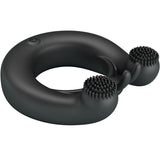 Pretty Love - Dahlia Vibrationsring + Klitorisstimulator 12 Vibrationen Schwarz
