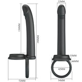 Pretty Love - Dillion Doppelte Penetration Doppelter Cockring Schwarz