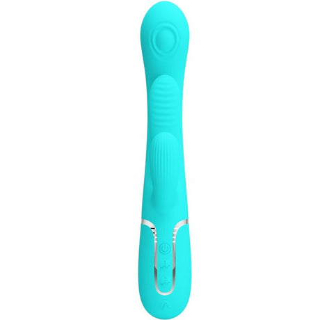 Pretty Love - Shania Triple Rabbit Multifunktionsvibrator 3 in 1 Blau