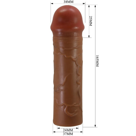Penishülle Nile mit Verlängerung Mulatte.4