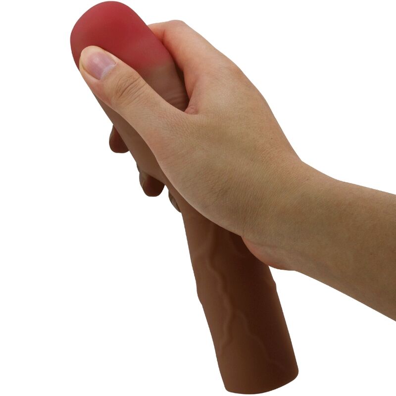 Pretty Love - Kylian Penishülle mit 7,6 cm Verlängerung Mulatte