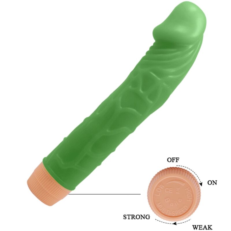 Baile - Bill Realistischer Vibrator 22,5 cm Grün