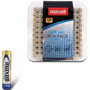 Maxell - Alkalische Batterie Aaa Lr03 Pack*100 Batterien