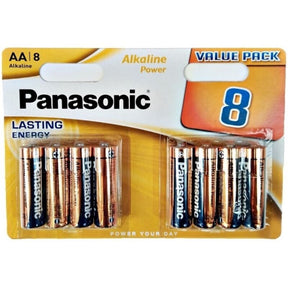 Panasonic - Alkaline-Batterie Aa Lr6, Bronze, 8 Stück im Blister