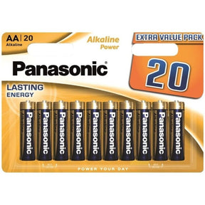 Panasonic - Alkaline-Batterie Aa Lr6, Bronze, Blisterpackung mit 20 Stück