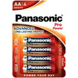 Panasonic - Pro Power Alkaline Aa Batterie Lr6 Blister*4