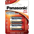 Panasonic - Pro Power Alkaline C Batterie Lr14 Blister*2