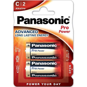 Panasonic - Pro Power Alkaline C Batterie Lr14 Blister*2