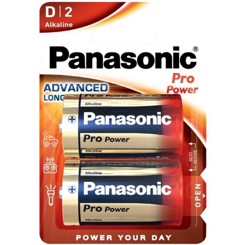 Panasonic - Pro Power Alkaline D Batterie Lr20 Blister*2