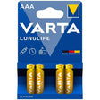Varta - Langlebige Alkaline-Batterie Aaa Lr03 Blister*4