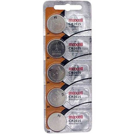 Maxell - Lithium-Knopfbatterie Cr2025 3v Blister*5