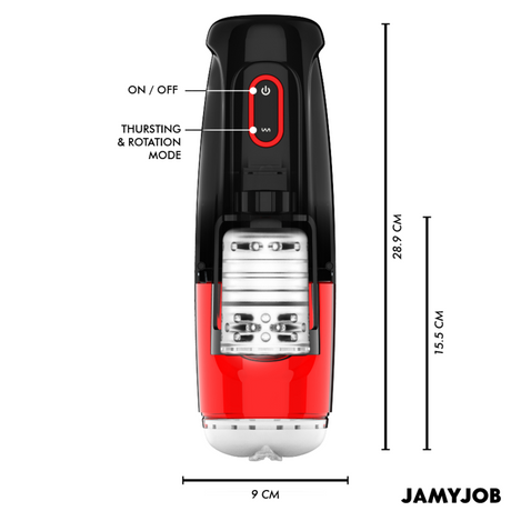 Jamyjob - Storm Automatischer Vagina-Masturbator 10 Rotations- und Stossmodi