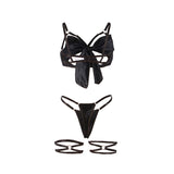 Subblime - 955199 Bh-Set mit Verstellbarer Schwarzer Schleife S/M