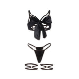 Subblime - 955205 Bh-Set mit Verstellbarer Schwarzer Schleife L/XL