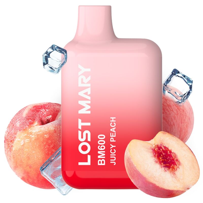 Lost Mary - Bm600 Nicotine Vaper 2% Einweg, Saftiger Peach