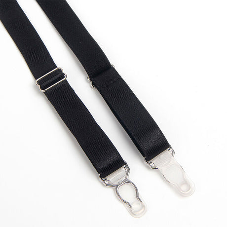Subblime - 955236 Schwarzer Bondage-Bh mit Strumpfband-Set S/M