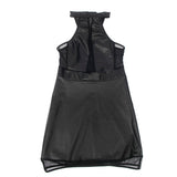 Subblime - 955472 Neckholder-Kleid mit Transparenzen, Schwarz, S/M
