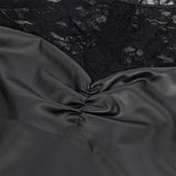 Subblime - 955595 Langarmkleid mit Schwarzer Spitze S/M