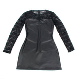 Subblime - 955595 Langarmkleid mit Schwarzer Spitze S/M