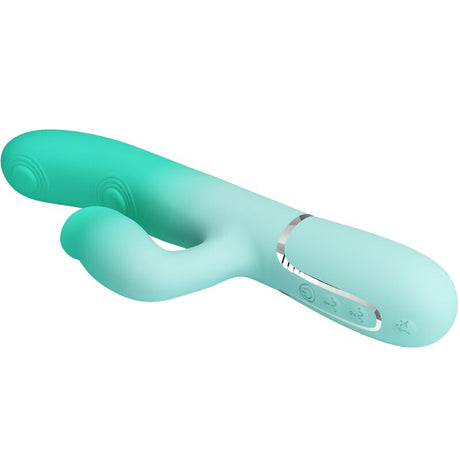 Pretty Love - Gigi Multifunktions-Rabbit-Vibrator Aquagrün