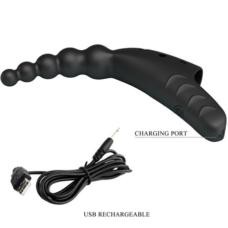 Pretty Love - Jordin Fingervibrator 10 Vibrationen Schwarz