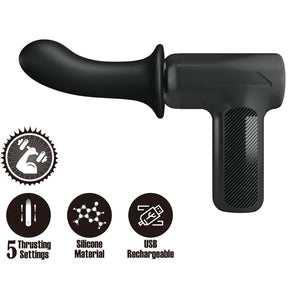 Pretty Love - Dj Doctor Massager 5 Einstellungen Schwarz