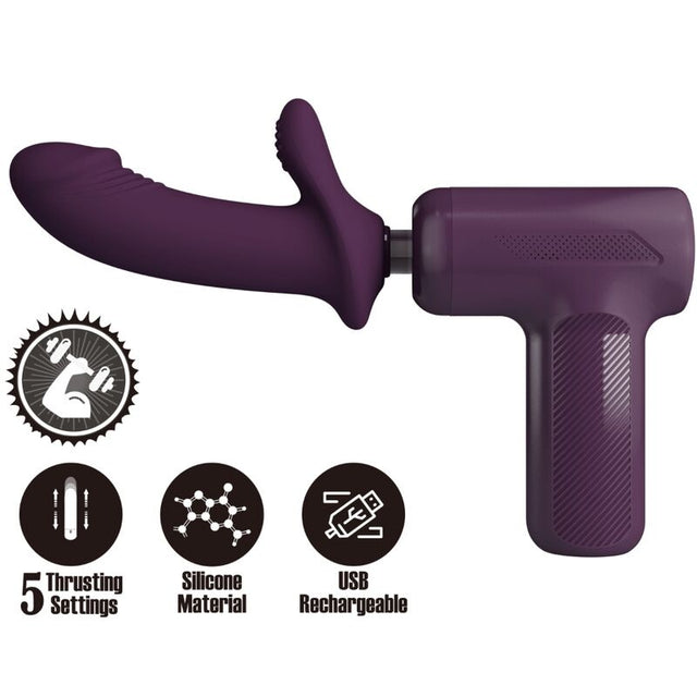 Pretty Love - Dj Scholar Massager 5 Einstellungen Lila