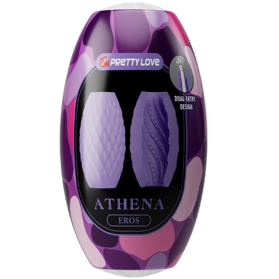 Pretty Love - Athena Eros Männlicher Masturbator aus Silikon Lila