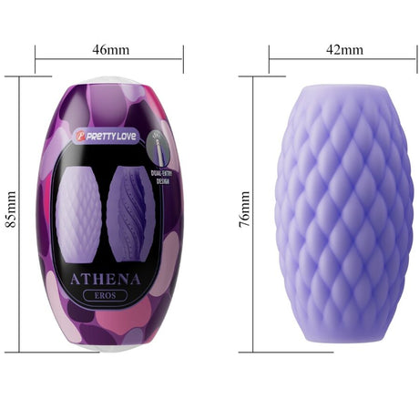 Masturbator Athena Eros Männlicher aus Silikon Lila.5