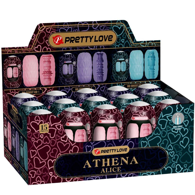 Pretty Love - Athena Alice Pack 15 Verschiedene Männliche Masturbatoren