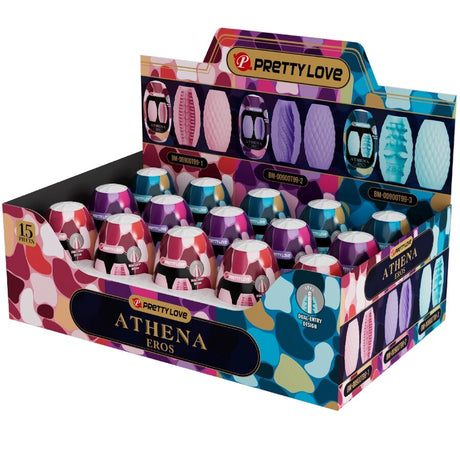 Masturbator Athena Eros Pack 15 Verschiedene Männliche Masturbatoren