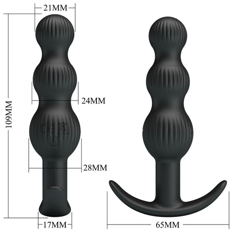 Pretty Love - Sidney Analvibrator 10 Vibrationen Schwarz