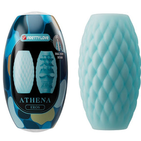 Pretty Love - Athena Eros Männlicher Masturbator aus Silikon, Himmelblau