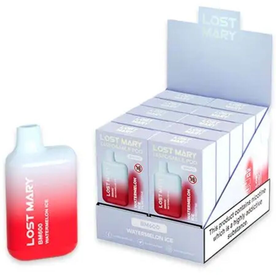 Lost Mary - Bm600 Nicotine Vaper 2% Einweg Wassermeloneneis